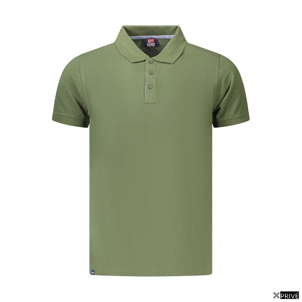 Polo vert en Coton