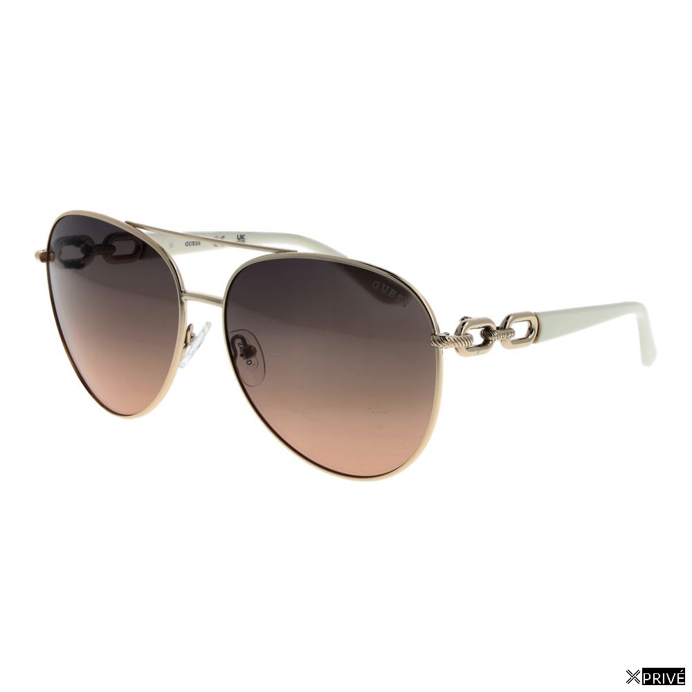 Lunettes de soleil dorées
