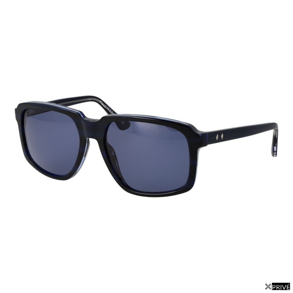 Lunettes de soleil bleues