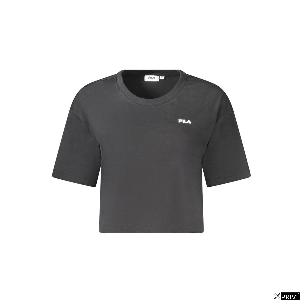Top noir en Coton