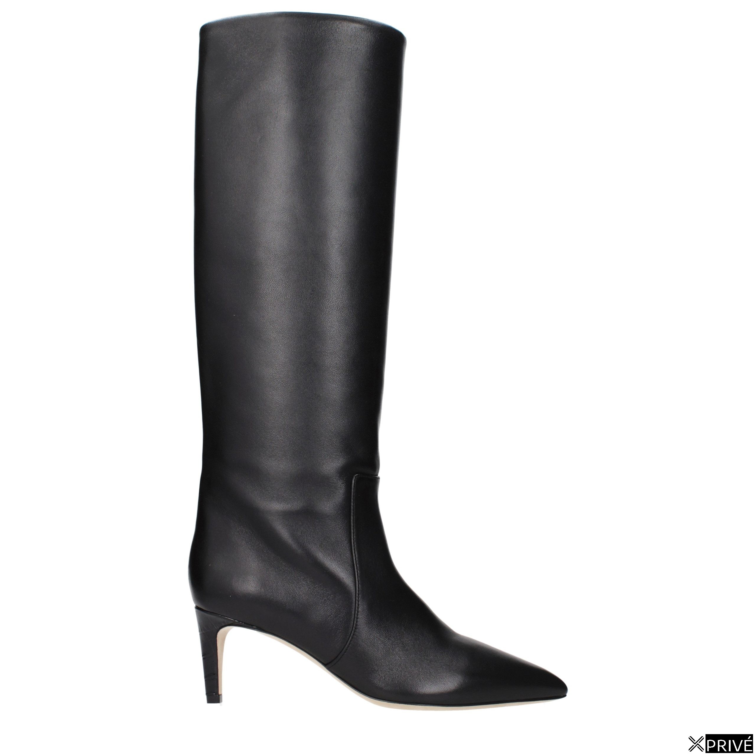 Bottes noires en Cuir